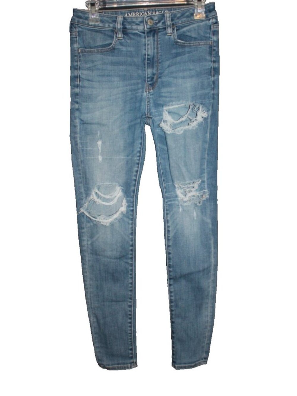 American Eagle Next Level Stretch Jeans Super Hi-Rise Jegging Size 6 (27x27)